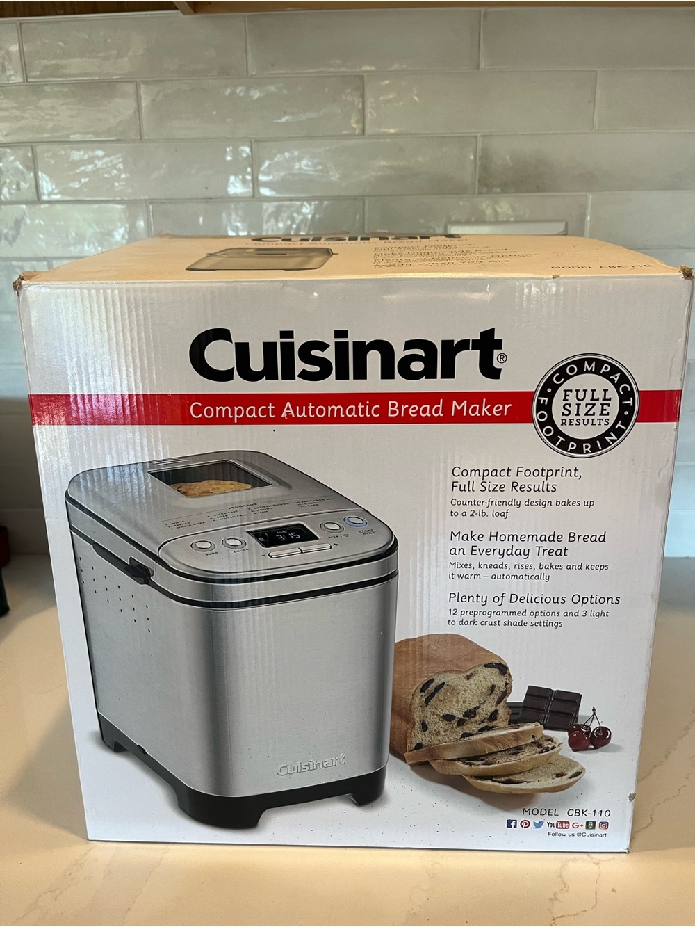 Cuisinart Stainless Steel Bread Maker - Silver